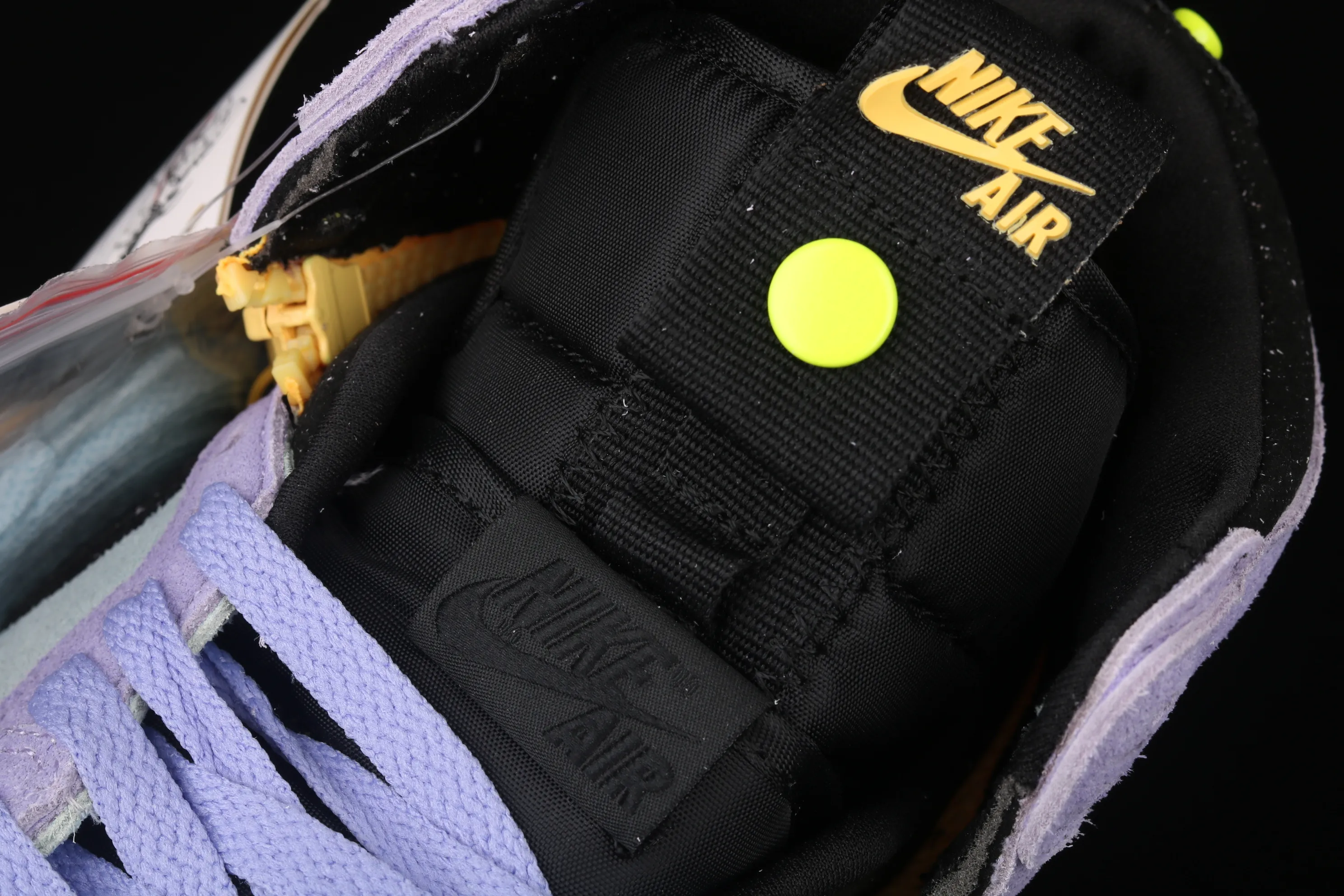 All categories Air Jordan Jordan series basketball shoes Air Jordan 1 High Z version Air Jordan 1 Switch "Violet" AJ1 Joe 1 Violet zipper High-top cultural basketball shoes CW6576-500